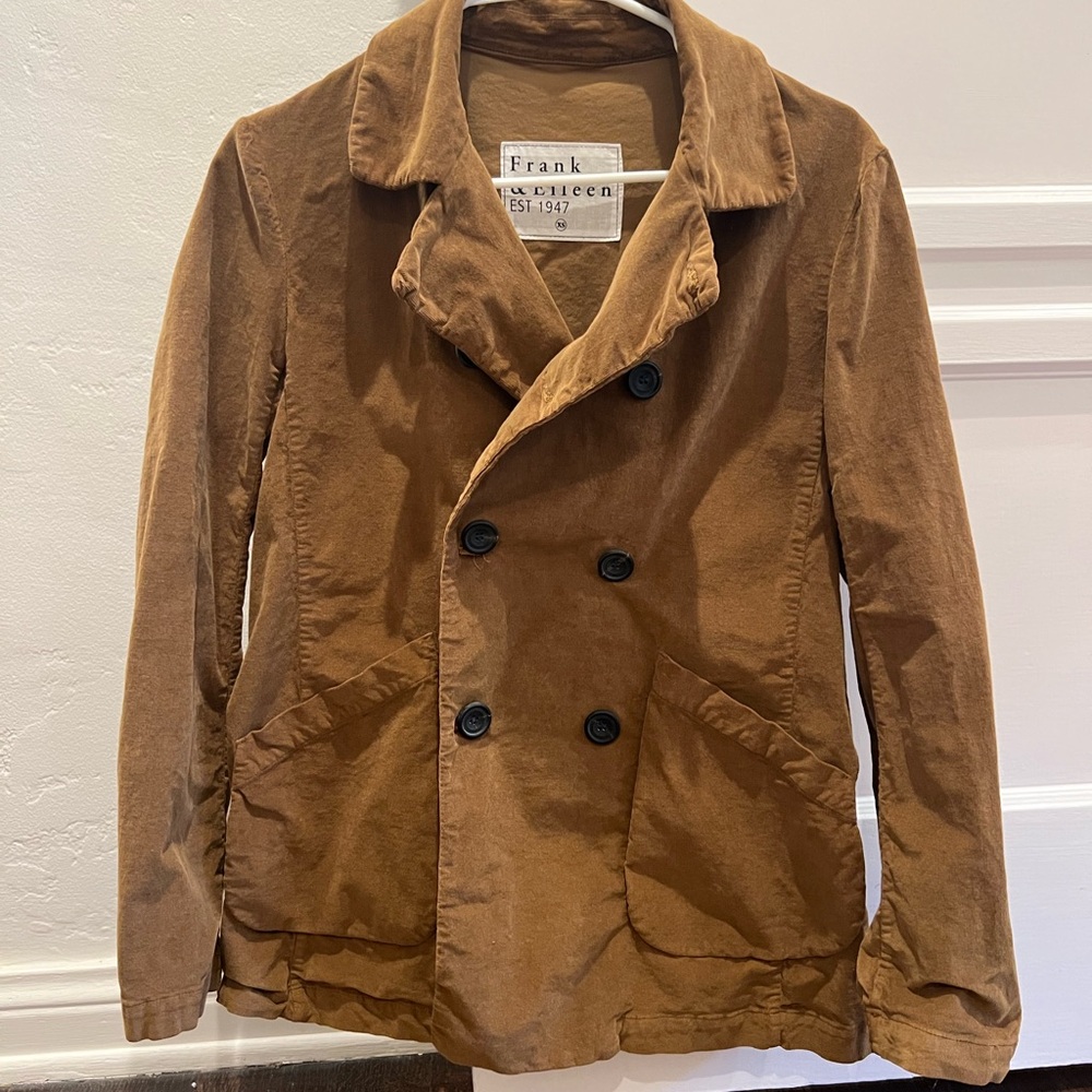 Frank & Eileen Brown Pea Coat Casual Style